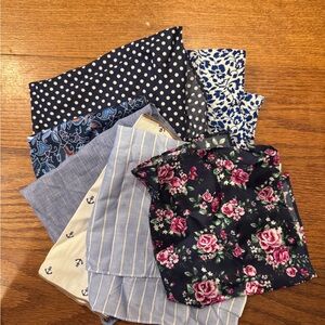 Floral and Patterned Pocket square Bundle
